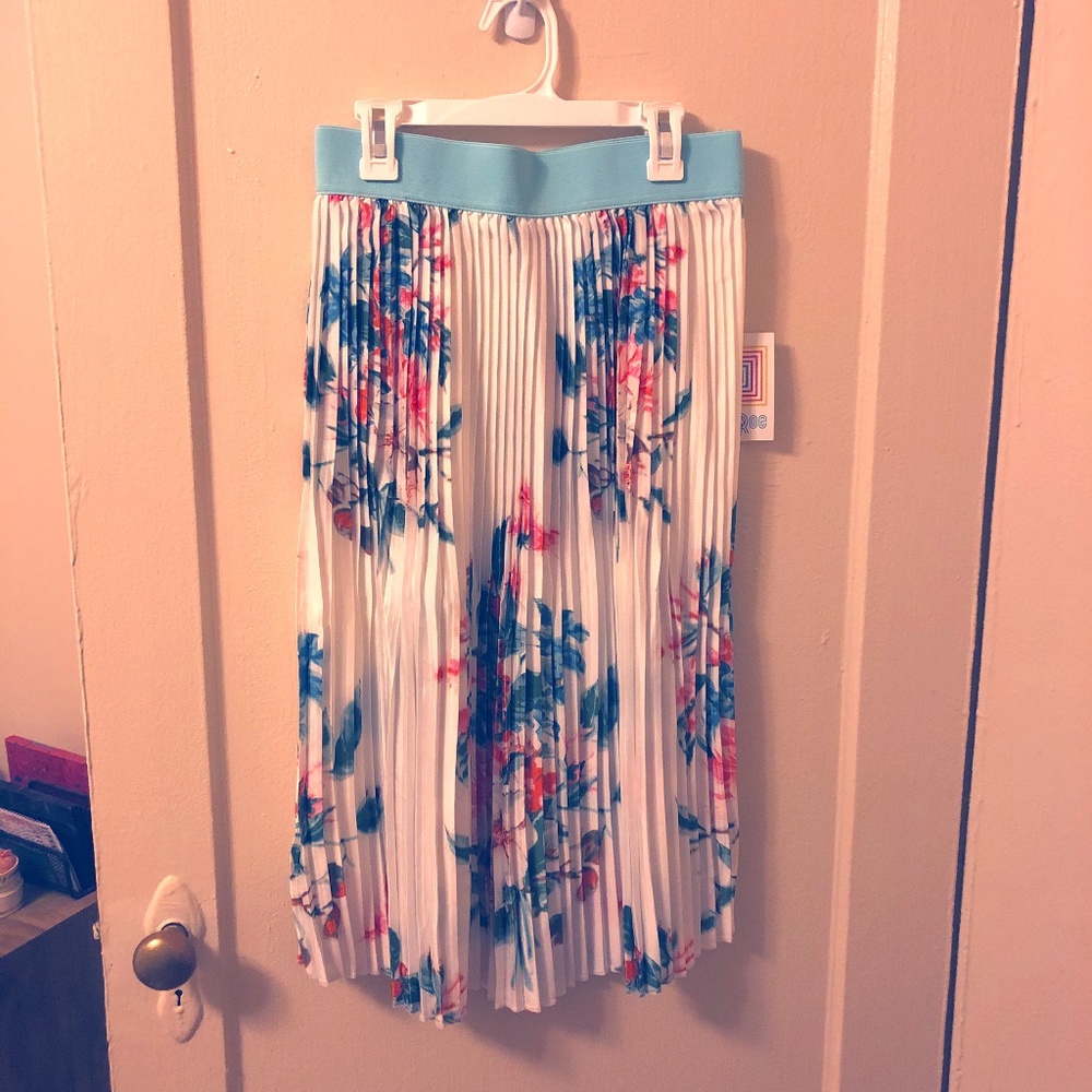 Floral Print Midi Skirt